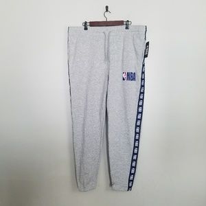 NBA men's gray sweatpants